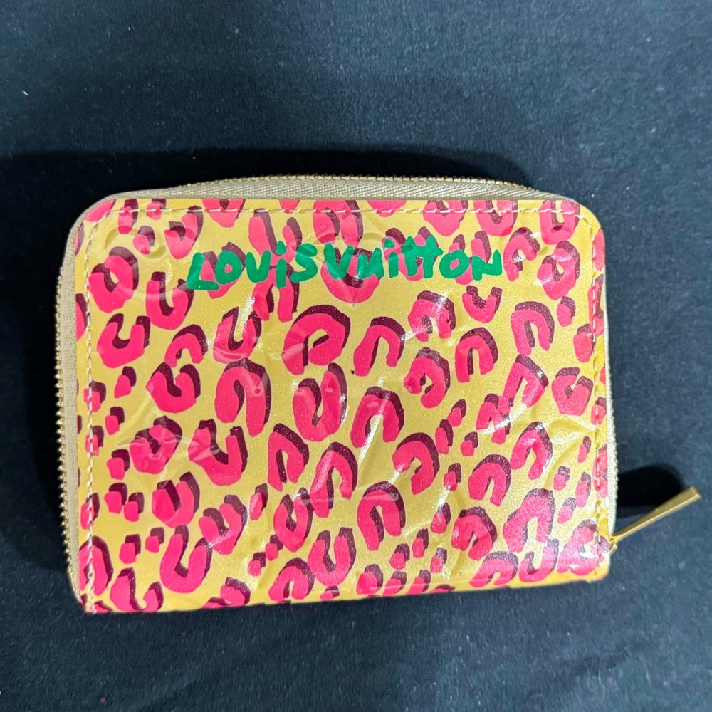 Louis Vuitton Vernis  Leopard Zippy Wallet Stephen Sprouse collection
